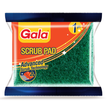 Pad Scrubber is a durable Kitchen Scrub Pad designed for effective cleaning of utensils, dishes, sinks, pans, and other washable household surfaces.