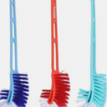 Durable Toilet Cleaning Brush with a long handle and strong bristles for effective toilet bowl and bathroom cleaning. Ideal for everyday household hygiene and deep cleaning.