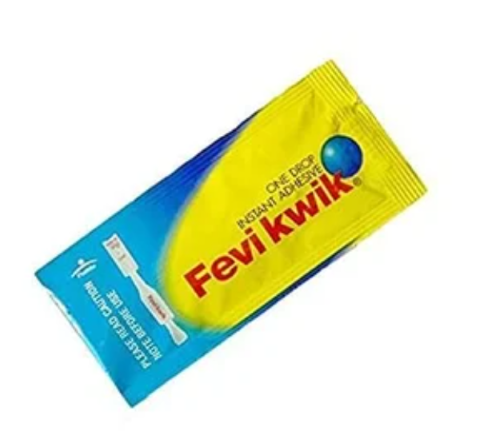FeviKwik Instant Adhesive is a fast-drying super glue for quick and strong bonding, ideal for household repairs, crafts, DIY projects, and everyday fixing needs.