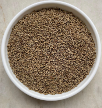 Premium Quality Ajwain (Carom Seeds) with a strong natural aroma and authentic flavor. Ideal for parathas, puris, pakoras, snacks, and everyday Indian cooking.