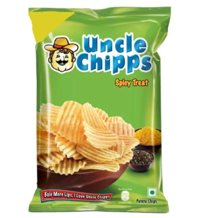Enjoy the delicious crunch of Uncle Chipps Potato Chips, a popular packaged snack perfect for tea-time breaks, travel, parties, and everyday snacking. These crispy potato chips are a convenient treat for sharing with family and friends. Buy Uncle Chipps online from LAMKAN and enjoy convenient grocery shopping in Padrauna.