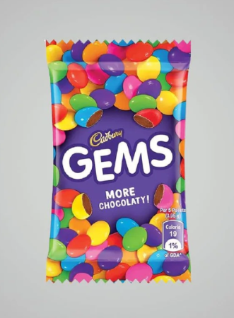 Enjoy the colorful and delicious taste of Cadbury Gems Chocolate Candy. These small, colorful chocolate buttons are a fun treat for kids and adults alike. Perfect for snacking, sharing with friends, party treats, and special occasions. Buy Gems Chocolate online from LAMKAN at www.lamkan.in and enjoy convenient grocery shopping in Padrauna.