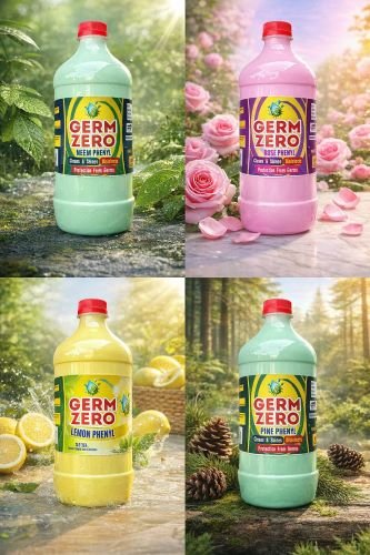 Germ Zero White Phenyl is a liquid floor cleaner designed for everyday cleaning and maintaining hygiene in homes, offices, shops, and other spaces. Its white phenyl formula helps clean floors and leaves your surroundings fresh. A practical choice for regular floor cleaning and household maintenance.