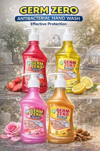 Germ Zero Handwash is a convenient everyday hand-cleaning solution that helps remove dirt and impurities while supporting good hand hygiene. Suitable for regular handwashing at home and in the office.
